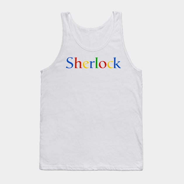 Sherlock Google Tank Top by Alisterny